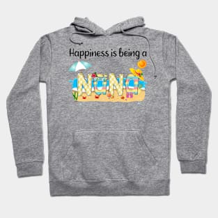 Happiness Is Being A Nana Summer Beach Happy Mother's Hoodie